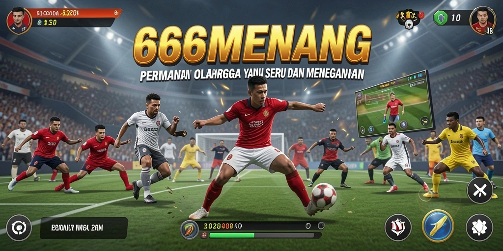 Tampilan gameplay menarik dari 666MENANG dengan berbagai cabang olahraga.