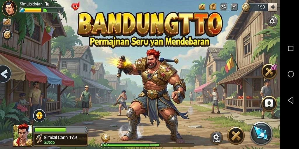 Tampilan menarik dari gameplay Simulation BANDUNGTOTO.