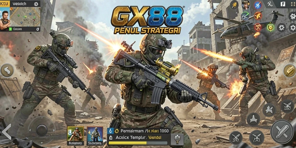 Tampilan mendebarkan dari gameplay TPS GX88 dengan aksi yang intens.