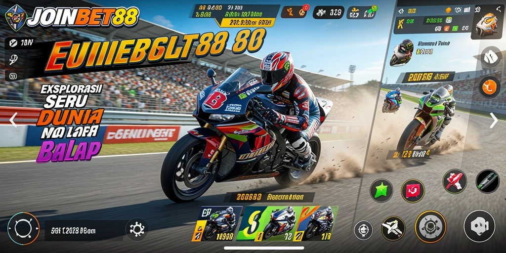 Tangkapan layar dari balapan seru di JOINBET88.