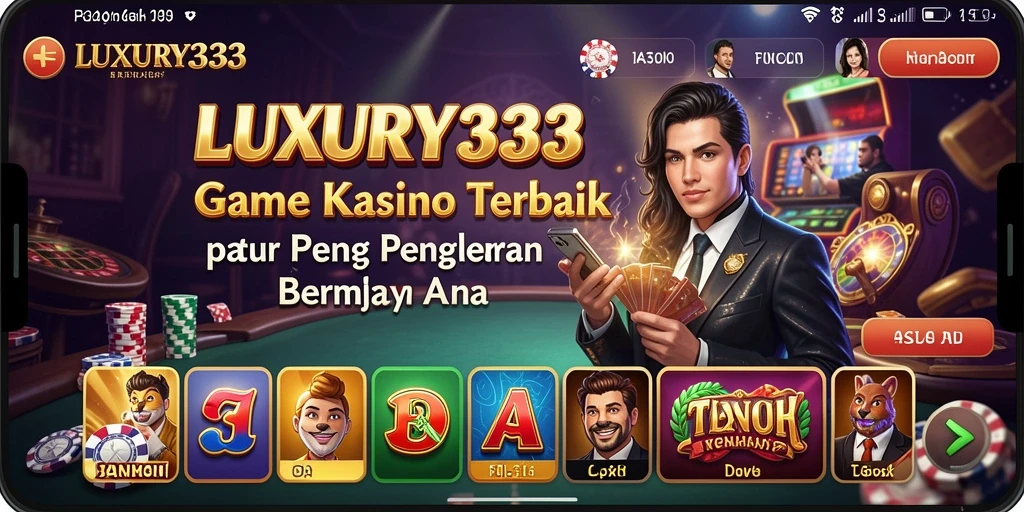 Screenshot gameplay LUXURY333 yang penuh aksi dan keseruan kasino.