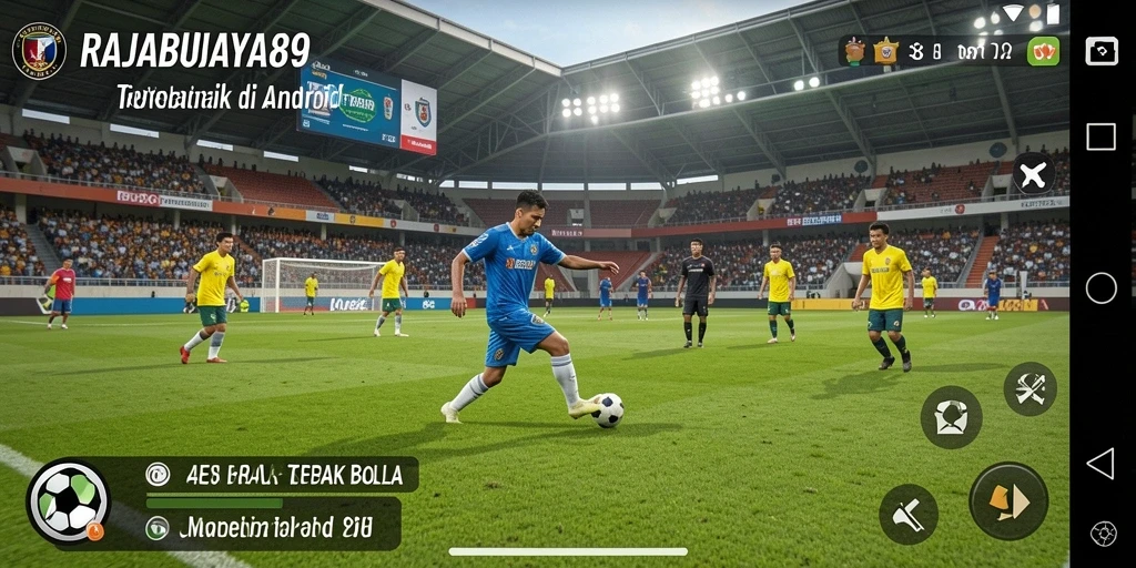 Tangkapan layar utama RAJABUAYA89 menampilkan aksi seru dalam pertandingan sepak bola.