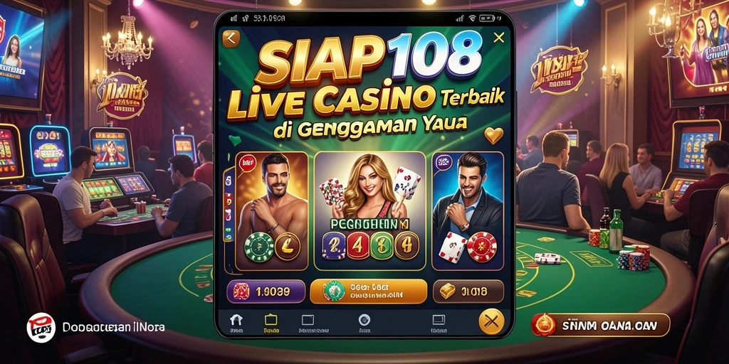 Tampilan gameplay SIAP108 yang interaktif dan menarik di Live Casino.