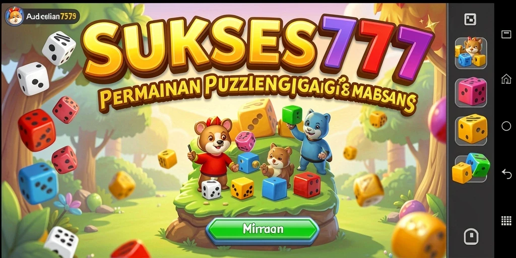 Tampilan gameplay menantang dari SUKSES777 yang penuh warna.
