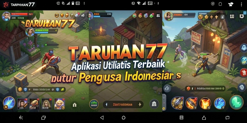 Screenshot TARUHAN77 menampilkan antarmuka aplikasi yang ramah pengguna.